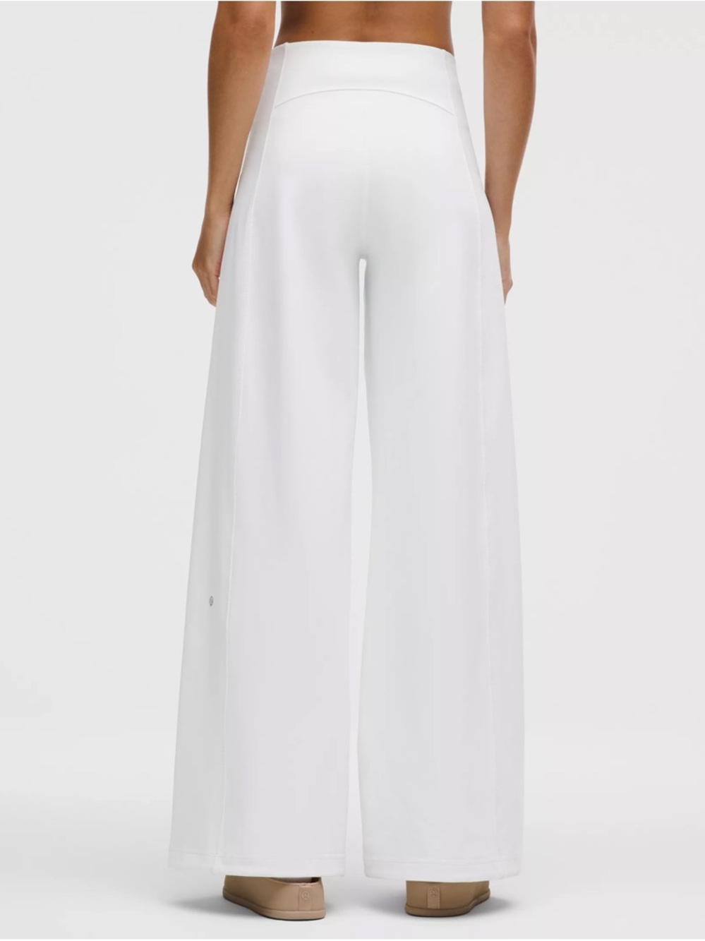 lululemon athletica White High-Rise Wide Leg Pants